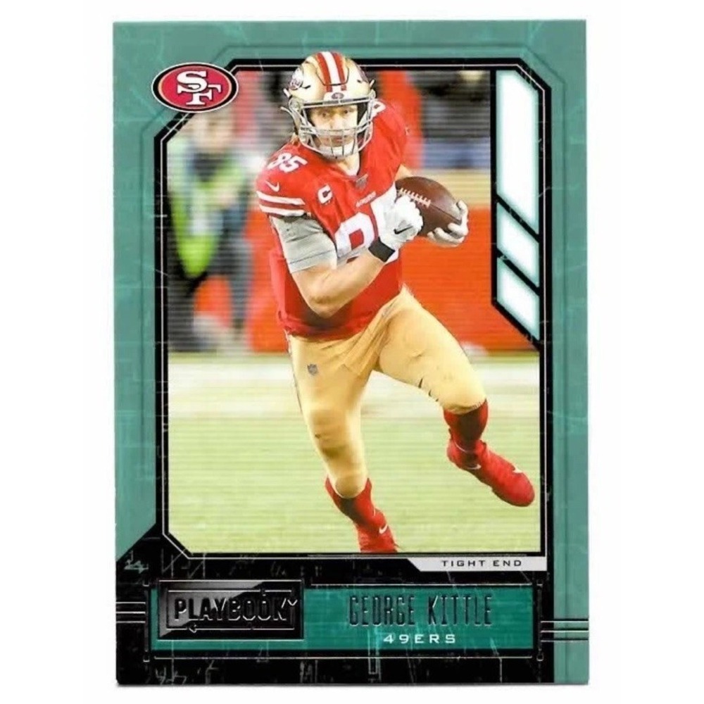 George Kittle 2020 Panini Playbook #95 Football‎ Card 49ers
